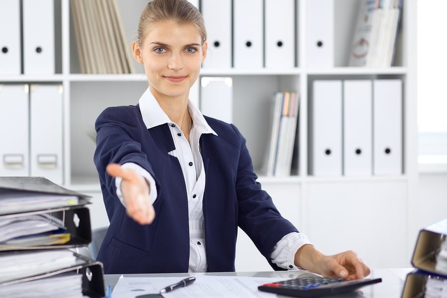 Kvinnelig regnskapsfører